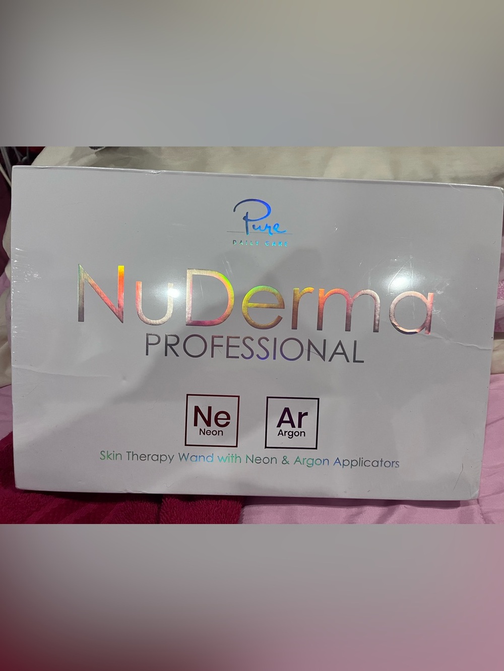 💕NEW PURE DAILY CARE NUDERMA PROFESSIONAL THERAPY WAND WITH ATTACHMENTS💕
